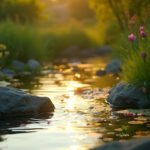 Wassergrenzen im Garten: Die Wahl zwischen Bachlauf und Wassergraben