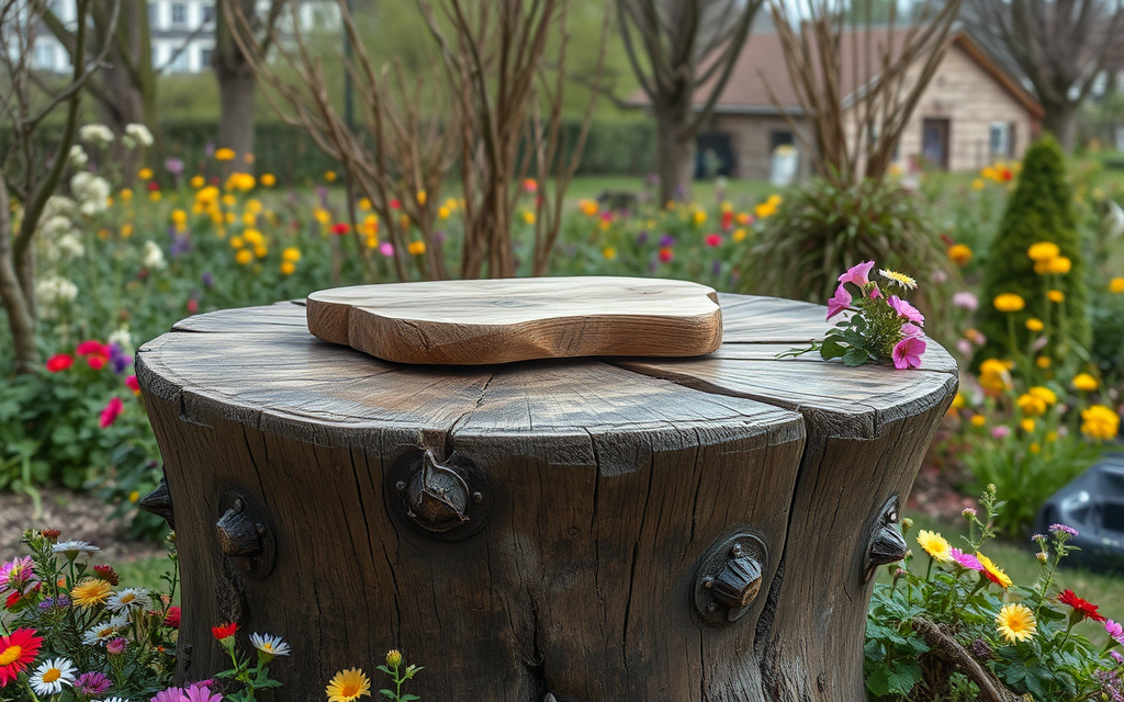 Baumstümpfe im Garten: Entfernen oder Integrieren?