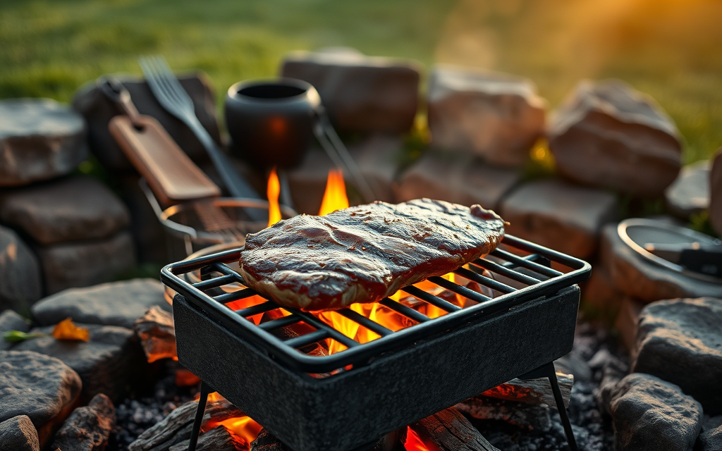 Brutzeln im Freien: Die besten Grillideen für Feuerstellen