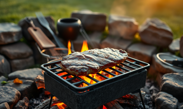 Brutzeln im Freien: Die besten Grillideen für Feuerstellen
