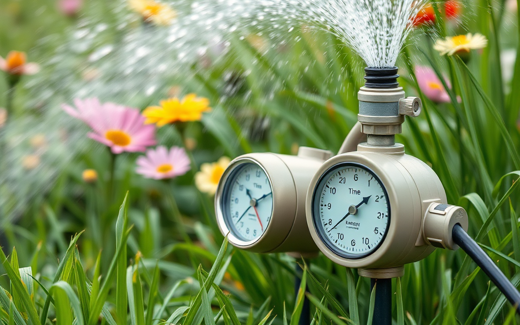 DIY-Bewässerungssysteme für effiziente Gartengestaltung: Schlauch und Timer im Einklang