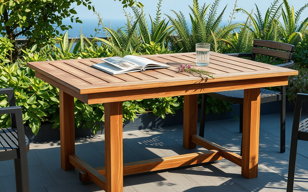 Die besten Materialien für langlebige Gartenmöbel