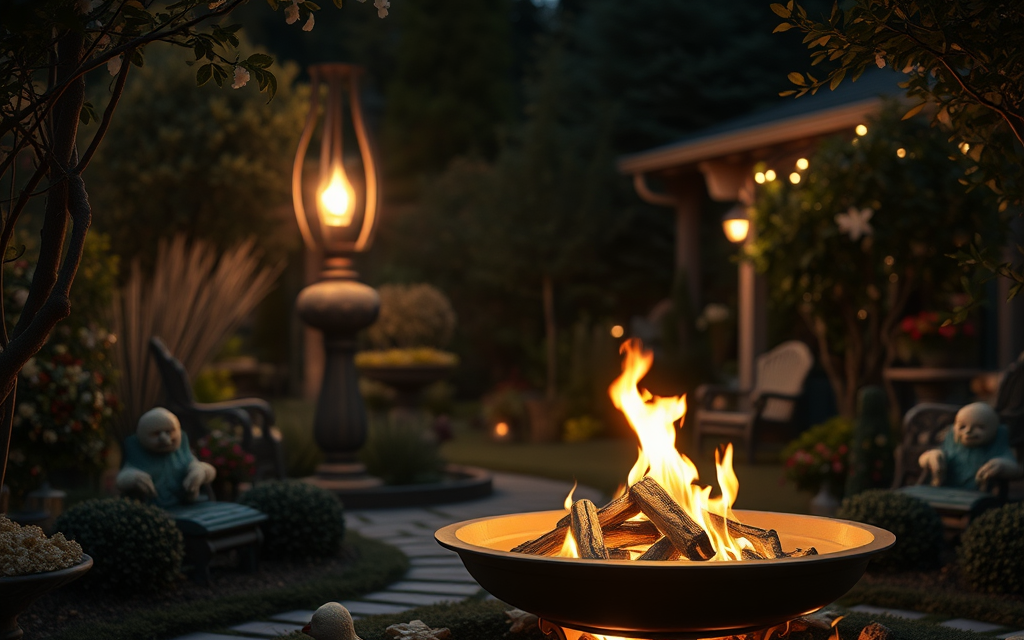 Funkelnde Gartenabende: Innovative Feueraccessoires im Fokus