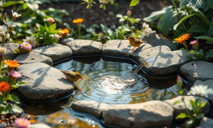 Garten-Oasen: Wie Wasserstellen Vögel und Insekten anlocken