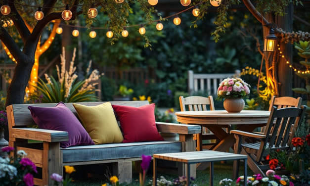 Gartenmöbel aus Paletten: Kreative DIY-Ideen für Ihr grünes Paradies