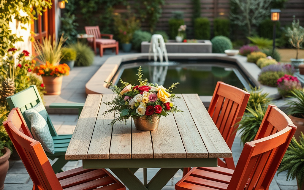 Gartentrends 2024: Die neuesten Farben und Formen für Ihre Möbel