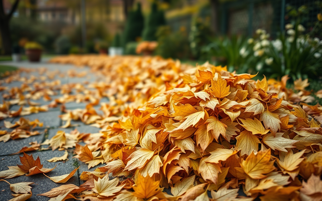 Herbstzauber: Laubmanagement und Bodenpflege im Oktober