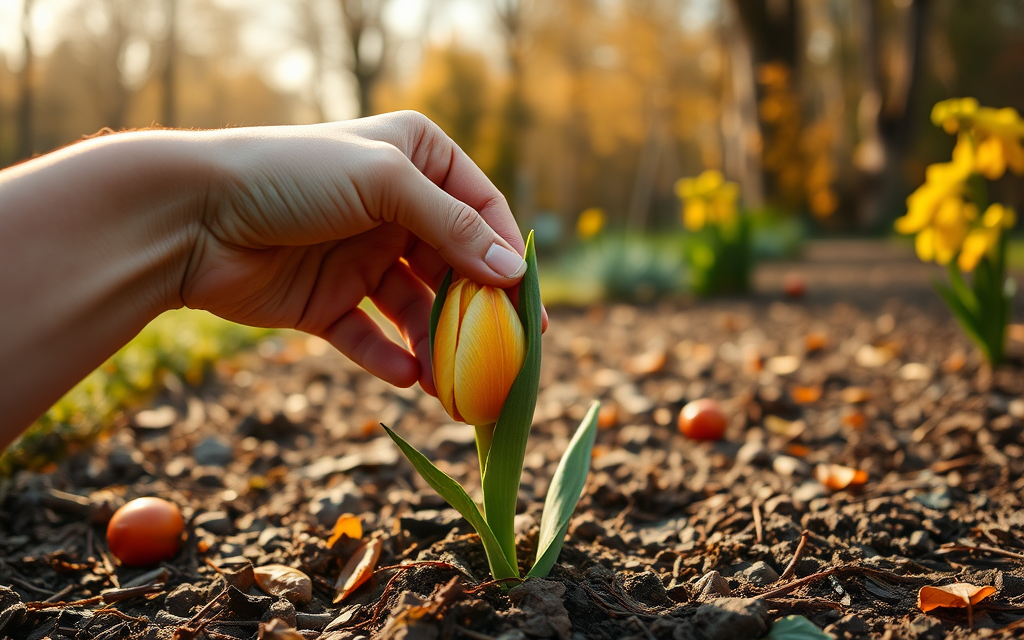 Herbstzeit ist Pflanzzeit: Zwiebeln stecken für eine blühende Frühjahrspracht