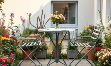 Klein aber fein: Funktionale Gartenmöbel für begrenzte Flächen