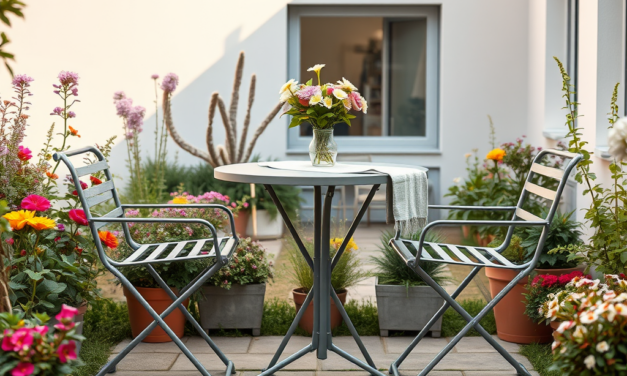 Klein aber fein: Funktionale Gartenmöbel für begrenzte Flächen