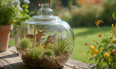 Kreative DIY-Gartenornamente aus recycelten Materialien