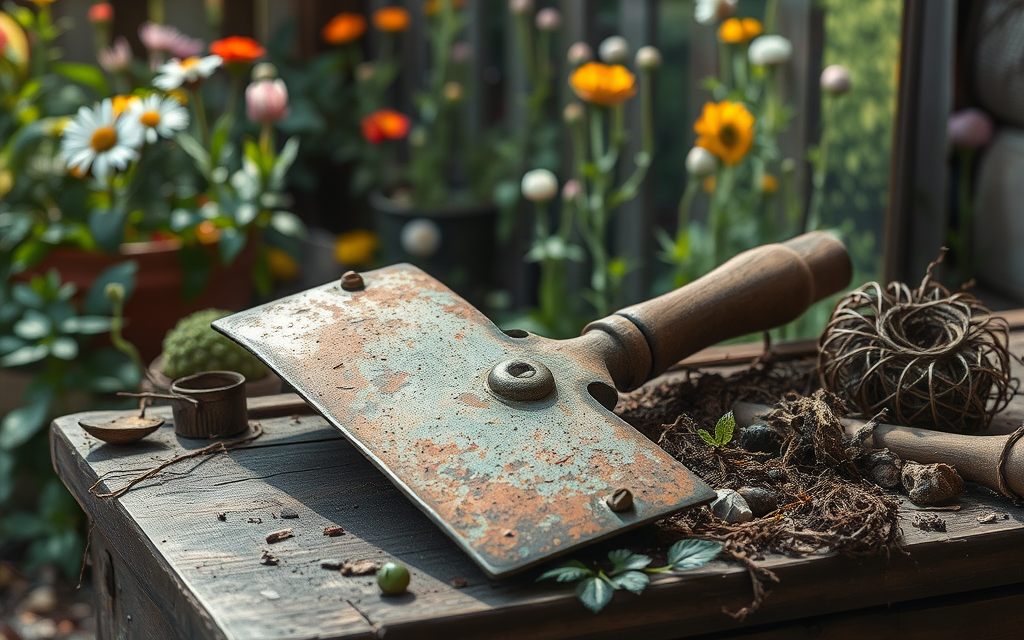 Kreative Upcycling-Ideen für alte Gartenwerkzeuge