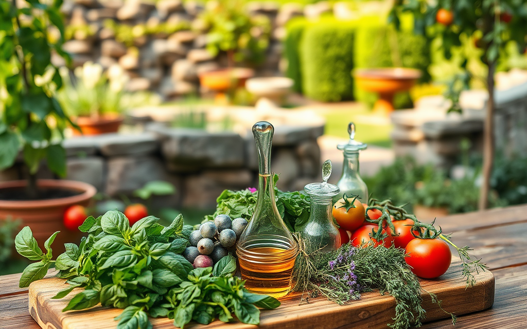 Küchengarten: Mediterrane Aromen im eigenen Garten erleben