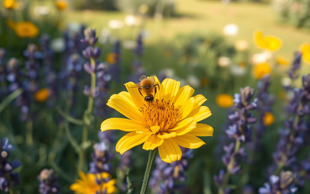 Naturnahe Gartengestaltung: Bienengarten einfach anlegen