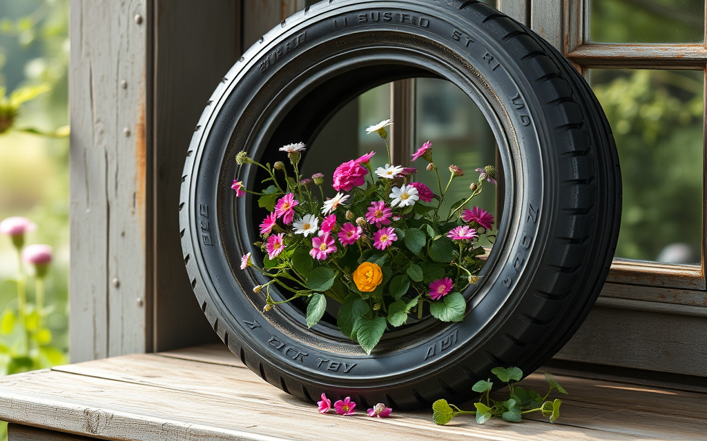Recycling im Garten: Kreative Lösungen für ausgediente Materialien