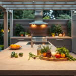 Stilvolle Gartengestaltung: Eine nahtlose Gartenküche integrieren