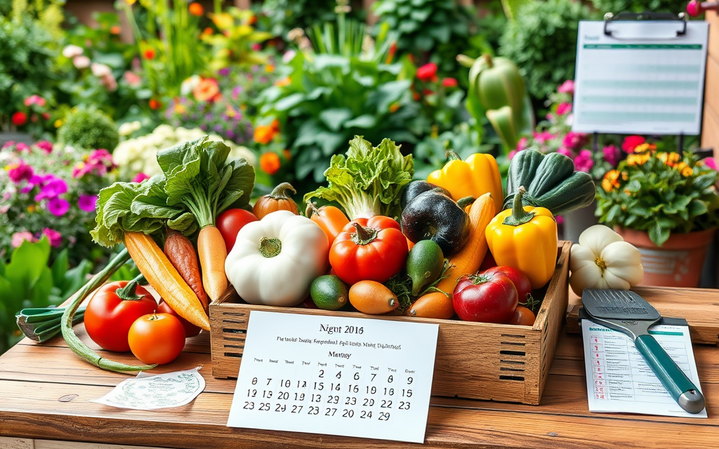 Vom Samen zur Ernte: Der ultimative Pflegekalender für Gemüsegartenliebhaber
